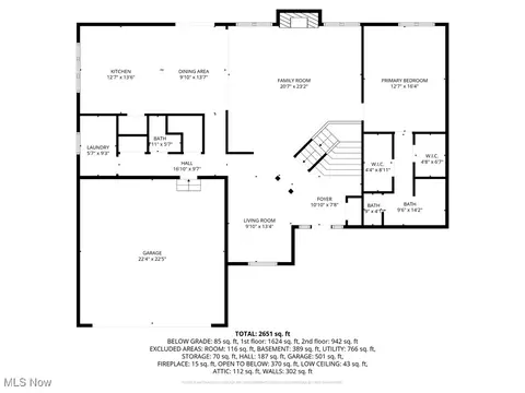Floorplan - 340 Granger Dr, Lagrange, OH 44050 photo 2 of 4