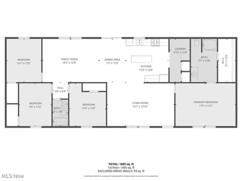 Floorplan - 541 Lincoln Ave, Struthers, OH 44471 photo 1 of 1