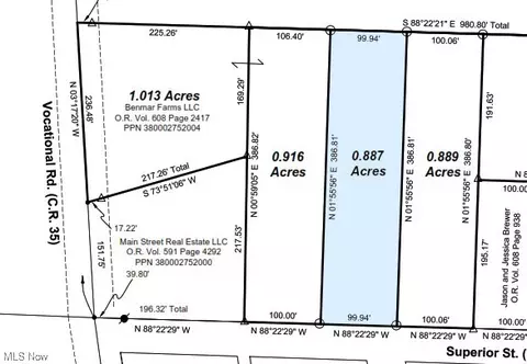 0 Superior St #0.887 ACRES, Buffalo, OH 43722