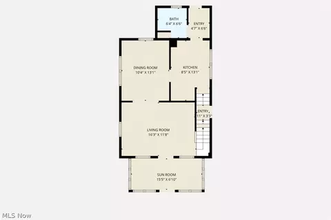 Floorplan - 462 Spaulding St, Akron, OH 44310 photo 1 of 3
