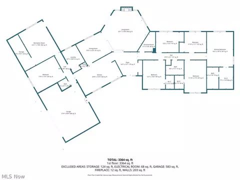 Floorplan - 2960 Millgate Dr, Willoughby Hills, OH 44094 photo 1 of 1