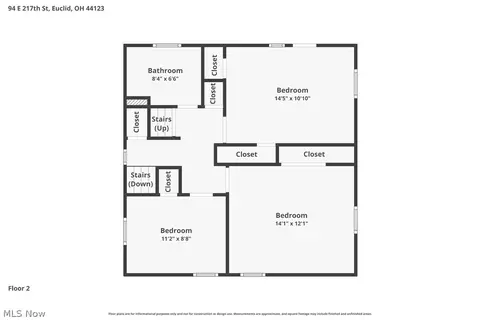 Floorplan - 94 E 217th St, Euclid, OH 44123 photo 2 of 5