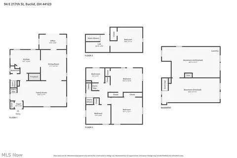 Floorplan - 94 E 217th St, Euclid, OH 44123 photo 5 of 5