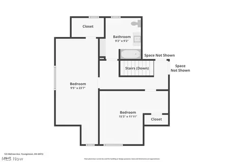 Floorplan - 123 Melrose Ave, Boardman, OH 44512 photo 2 of 4