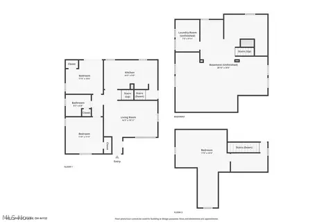 Floorplan - 406 E 274th St, Euclid, OH 44132 photo 2 of 2