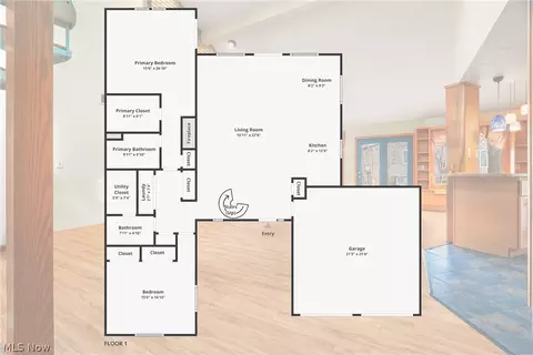 Floorplan - 1536 Baycrest Dr NW, Canton, OH 44708 photo 2 of 3