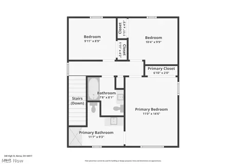 Floorplan - 348 High St, Berea, OH 44017 photo 2 of 2