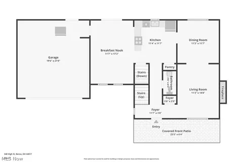 Floorplan - 348 High St, Berea, OH 44017 photo 1 of 2