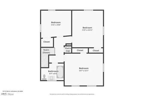 Floorplan - 1377 E 28th St, Ashtabula, OH 44004 photo 1 of 4