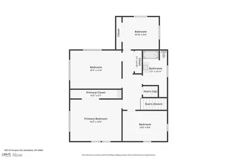 Floorplan - 1927 W Prospect Rd, Ashtabula, OH 44004 photo 2 of 2
