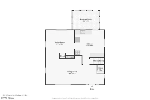 Floorplan - 1927 W Prospect Rd, Ashtabula, OH 44004 photo 1 of 2