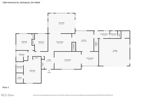 Floorplan - 1584 Hemlock Dr, Ashtabula, OH 44004 photo 1 of 2