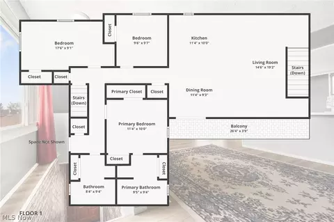 Floorplan - 405 Baldwin Rd, Akron, OH 44312 photo 2 of 2