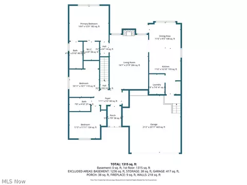Floorplan - 134 Stonehedge Dr, Elyria, OH 44035 photo 1 of 2