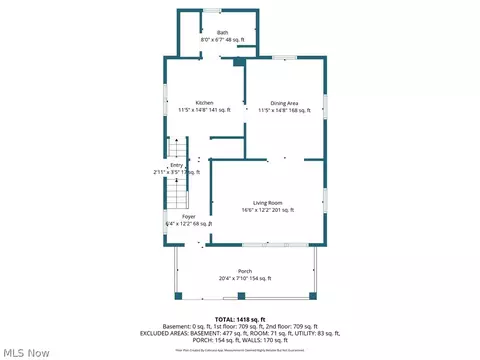 Floorplan - 132 Irondale St, Elyria, OH 44035 photo 1 of 3