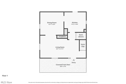 Floorplan - 707 Eastern Ave, Ashland, OH 44805 photo 1 of 3
