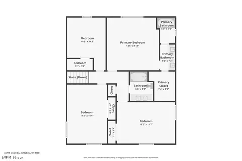 Floorplan - 3329 S Maple Ln, Ashtabula, OH 44004 photo 4 of 4