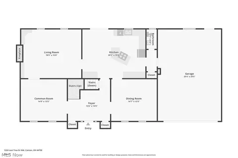 Floorplan - 1224 Lost Tree Dr NW, Canton, OH 44708 photo 3 of 4