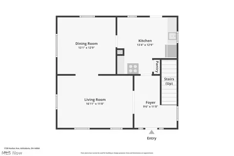 Floorplan - 1728 Harbor Ave, Ashtabula, OH 44004 photo 1 of 3