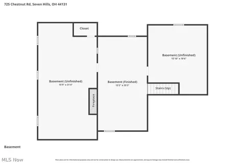 Floorplan - 725 Chestnut Rd, Seven Hills, OH 44131 photo 2 of 3