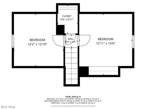 Floorplan - 854 E 250 St, Euclid, OH 44132 photo 2 of 3