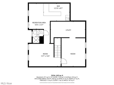 Floorplan - 854 E 250 St, Euclid, OH 44132 photo 3 of 3