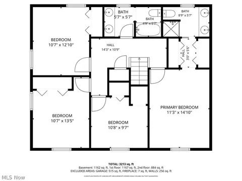 Floorplan - 33065 Arlesford Dr, Solon, OH 44139 photo 2 of 4