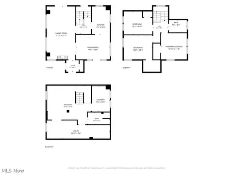 Floorplan - 5175 Arch Street St, Maple Heights, OH 44137 photo 1 of 3