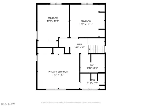 Floorplan - 1305 Garrison Rd, Ashtabula, OH 44004 photo 2 of 3