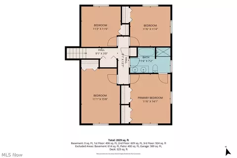 Floorplan - 6613 Brookside Rd, Independence, OH 44131 photo 1 of 4