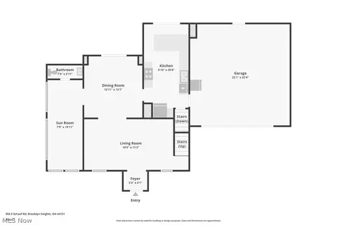 Floorplan - 955 E Schaaf Rd, Brooklyn Heights, OH 44131 photo 2 of 5