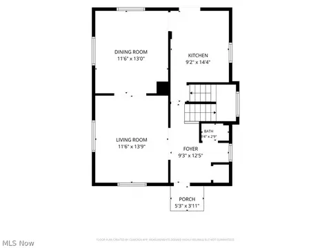 Floorplan - 140 Cornell Ave, Elyria, OH 44035 photo 1 of 3