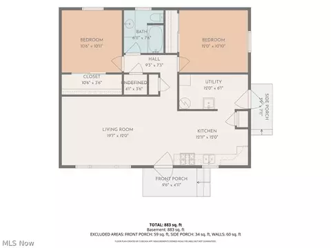 Floorplan - 4823 Dunsmore Ave, Ashtabula, OH 44004 photo 2 of 2