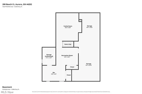 Floorplan - 280 Beech Ct, Aurora, OH 44202 photo 3 of 3