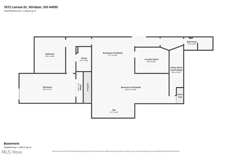 Floorplan - 7672 Lanese Dr, Windsor, OH 44099 photo 2 of 2