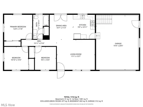 Floorplan - 1902 Root Ave NE, Canton, OH 44705 photo 1 of 2