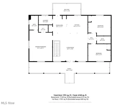 Floorplan - 299 Spring St, Beverly, OH 45715 photo 2 of 2
