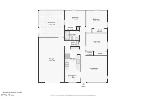 Floorplan - 1829 Eldon Dr, Wickliffe, OH 44092 photo 1 of 3