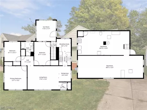 Floorplan - 819 E 261st St, Euclid, OH 44132 photo 1 of 3