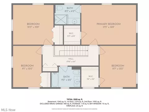Floorplan - 135 E Case Dr, Hudson, OH 44236 photo 2 of 3