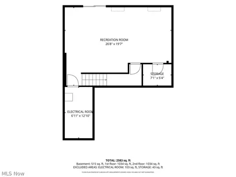 Floorplan - 181 Pine Ave, Peninsula, OH 44264 photo 3 of 4