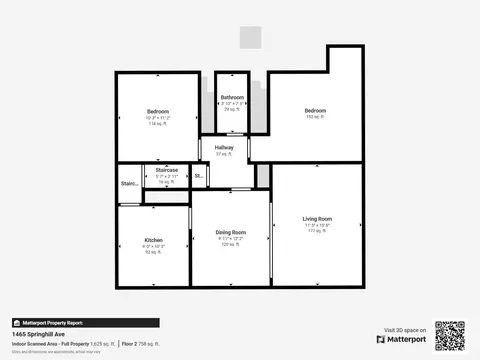 Floorplan - 1465 Springhill Ave, Kettering, OH 45409 photo 2 of 3