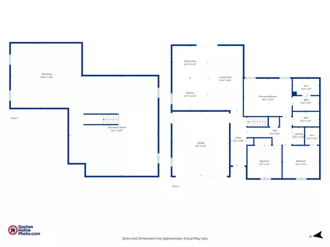 Floorplan - 4638 Eastridge St, Springfield, OH 45503 photo 3 of 3