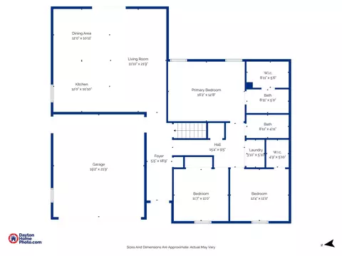 Floorplan - 4638 Eastridge St, Springfield, OH 45503 photo 2 of 3