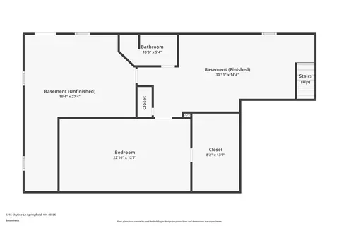 Floorplan - 1315 Skyline Ln, Springfield, OH 45505 photo 3 of 3