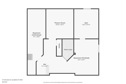 Floorplan - 4114 Brookston Dr, Springfield, OH 45502 photo 3 of 4