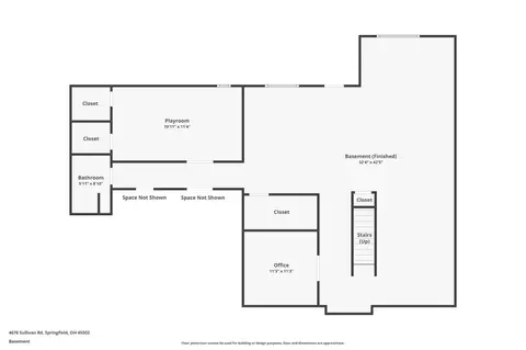 Floorplan - 4676 Sullivan Rd, Springfield, OH 45502 photo 1 of 4