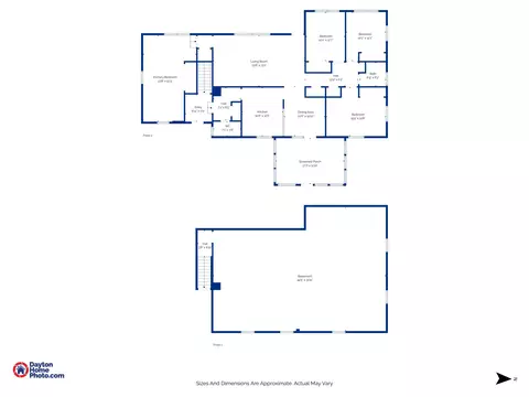 Floorplan - 1810 Old Mill Rd, Springfield, OH 45502 photo 2 of 3
