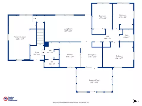 Floorplan - 1810 Old Mill Rd, Springfield, OH 45502 photo 3 of 3