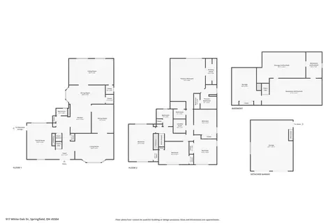 Floorplan - 917 White Oak Dr, Springfield, OH 45504 photo 4 of 4